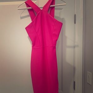 Bodycon pink dress